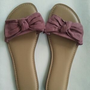 New Women's Blush Pink Slide Sandals Size 9